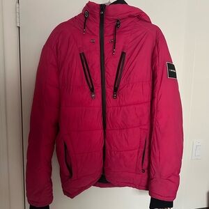 Calvin Klein Men's Red Puffer Jacket
